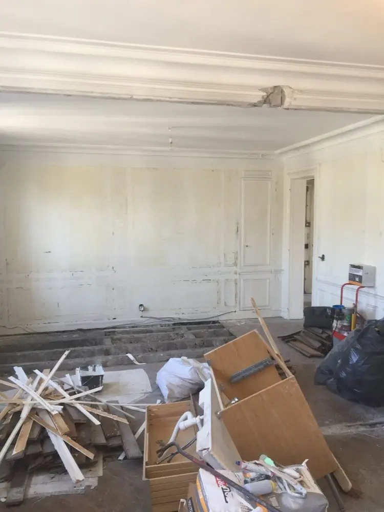 Cocina reformada con muebles a medida