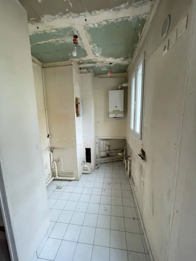 Estado inicial de cocina antes de la reforma